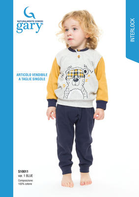 NEUGEBORENEN-PYJAMAS S/L S10011 Tellini S.R.L. Großhandelskleidung